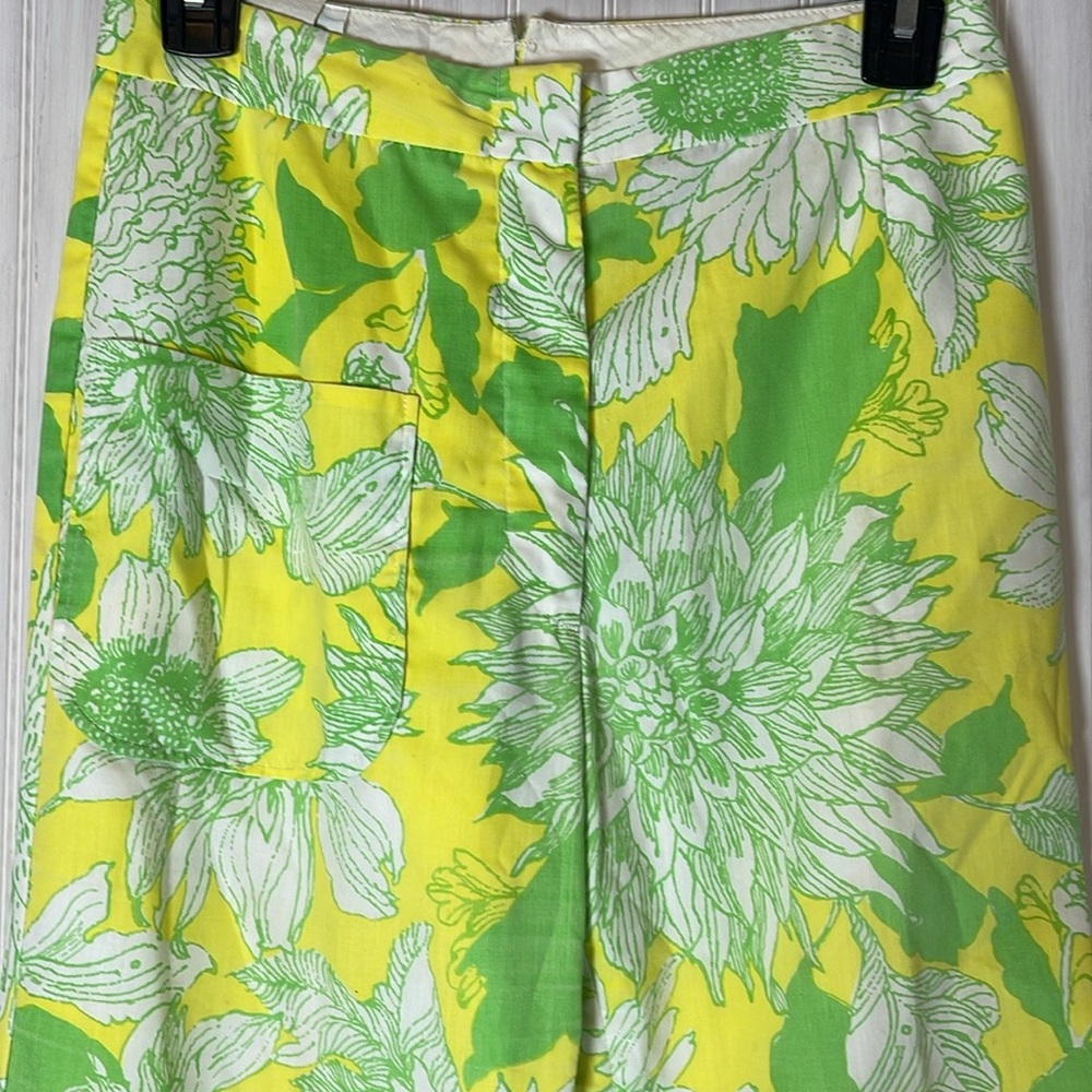 VINTAGE THE LILY FLORAL PANTS 1960s 70s - Picture 2 of 8